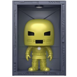 Pop Deluxe Marvel Hall Of Armor Iron Man Model 1 Golden Armor Mettalic