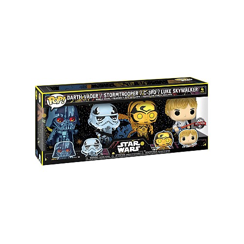 Set 4 Pop Retro Series Star Wars