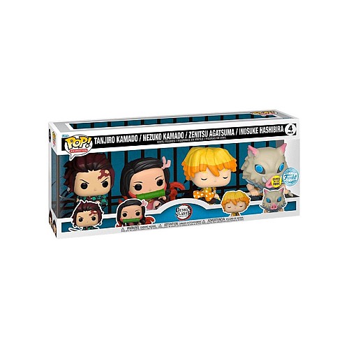 Set 4 Pop Animation Demon Slayer Glows In The Dark