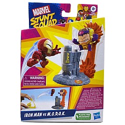 Set Marvel Stunt Squad Iron Man Vs M.o.d.o.k.fantasy Scene (f7065)