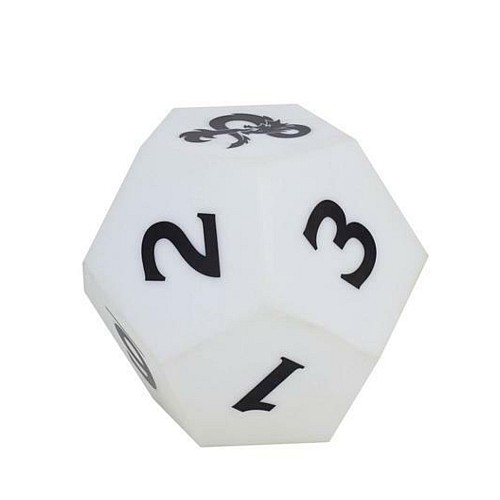 Lampa Dungeons & Dragons D12 Alb