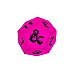 Lampa Dungeons & Dragons D12 Alb