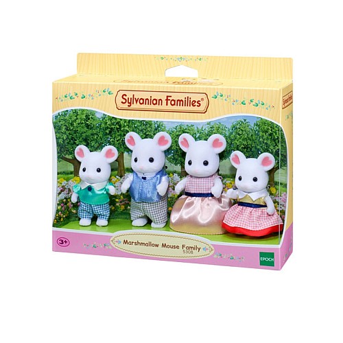 Sylvanian Families Marshmallow Mouse Family 5308
