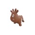 Krea Bouncing Cow Golden Brown 15cm