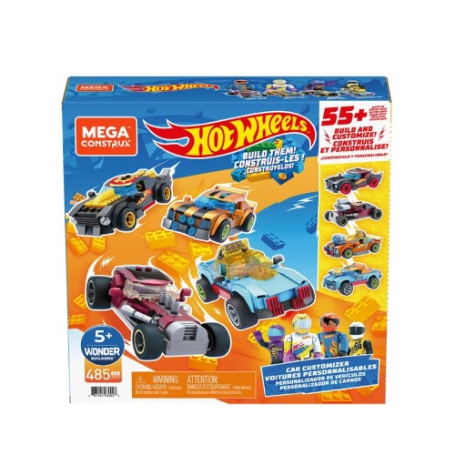 Set Hot Wheels Building Car Customizer (gvm13)