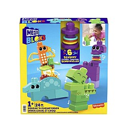 Mega Bloks Sensory Features Squeak & Chomp Dinos (hkn43)