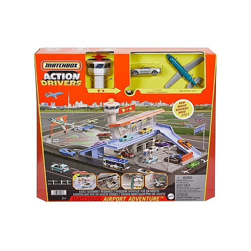 Set Matchbox Action Drivers Airport Adventure (hcn34)