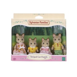Sylvanian Families Striped Cat Family 5180