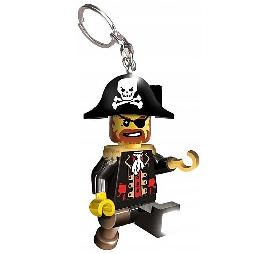Keychain Lego W/led Captain Brickbeard