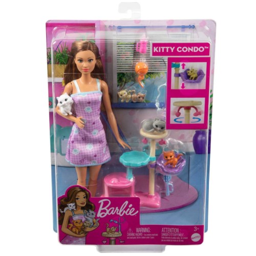 Doll Barbie Kitty Condo (hhb70)