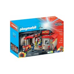 Set Playmobil Take Along Fire Station (5663 )