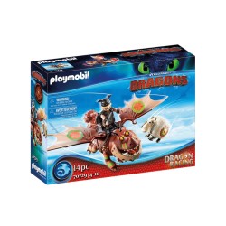 Playmobil Dragon Racing Fishlegs & Meatlug (70729)