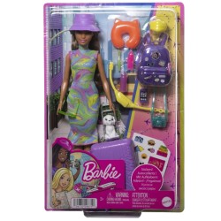 Doll Barbie Travel With Teresa & Puppy (hkb05)