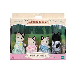 Sylvanian Families Tuxedo Cat Family
