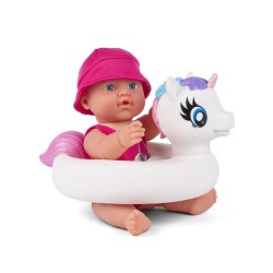 Doll My Baby Mathilde With Unicorn Swim Ring (61252)