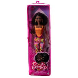 Doll Barbie Fashionista Petite Curly Black Hair (hjr97)