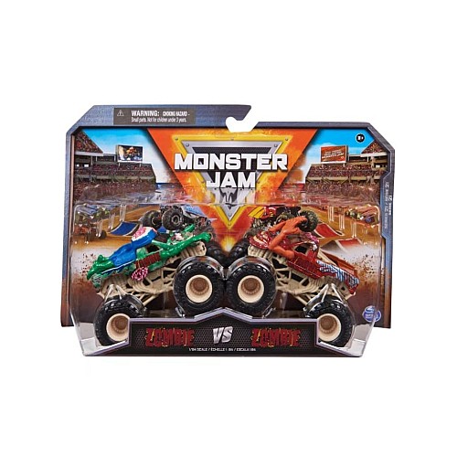 Monster Jam 1:64 Die Cast Double Zombie Vs Zombie