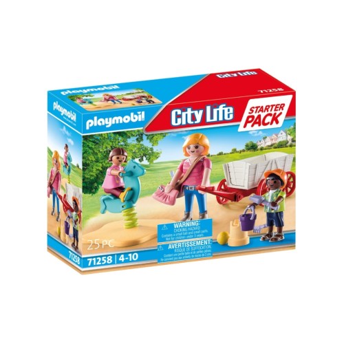 Set Playmobil Educator & Handcart (71258)