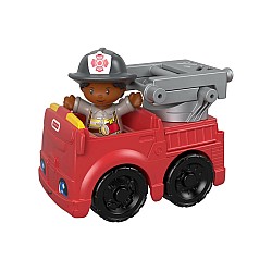 Vehicle Fisher-price Little People Firefighter Fire (ggt34)