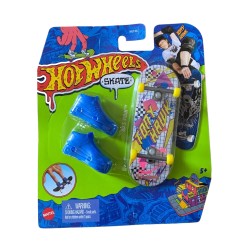 Set Hot Wheels Skate Fingerboard And Shoes Tony Hawk 80s Vibin (hgw81)