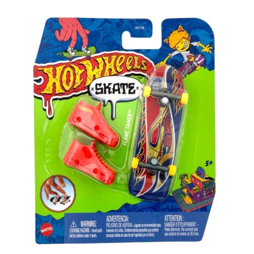Set Hot Wheels Skate Flame Tamer Challenge Accepted Fingerboard (hng20)