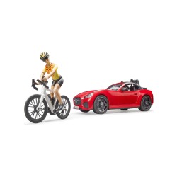 Set Bruder Roadster 1 Road Bike & Female Cyclist (3485)