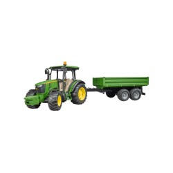 Tractor Bruder John Deere 5115 M & Tipping Trailer (br2108)
