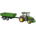 Tractor Bruder John Deere 5115 M & Tipping Trailer (br2108)