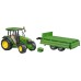 Tractor Bruder John Deere 5115 M & Tipping Trailer (br2108)