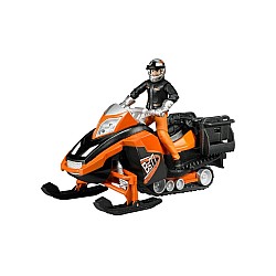 Bruder Snow Mobile With Driver And Accessories (br63101)