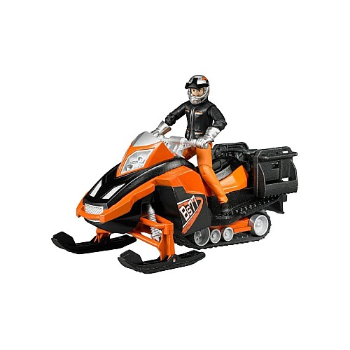 Bruder Snow Mobile With Driver And Accessories (br63101)
