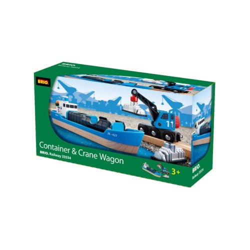 Set Brio Freight Ship & Crane (33534)