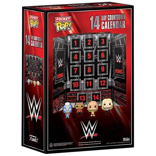 Pocket Pop Advent Calendar Wwe 2023 14 Day