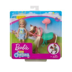 Doll Barbie Chelsea & Pony Blonde (ghv78)