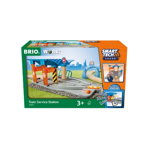 Set Brio Smart Tech Sound Train Service Station (33975)