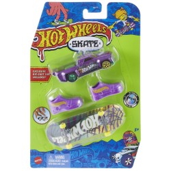 Set Hot Wheels Skate - Solid Muscle Feline Risky Tony Hawk Fingerboard Set (hng64)