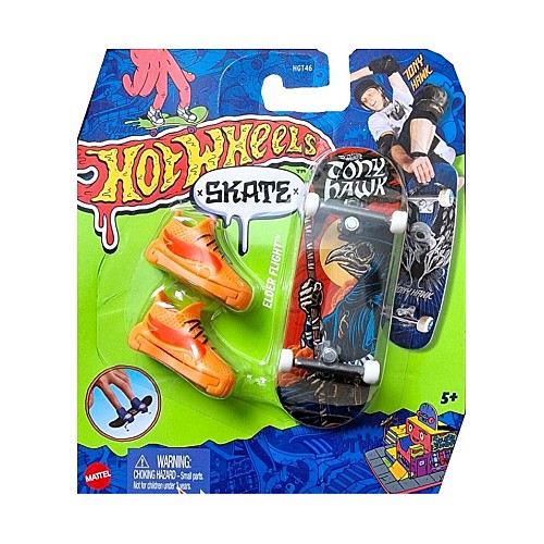 Set Hot Wheels Skate - Elder Flight Tony Hawk Fingerboard Set (hng28)