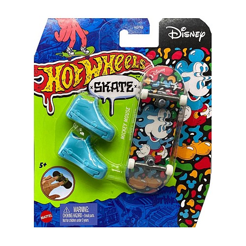 Set Hot Wheels Skate - Disney Mickey Mouse Fingerboard Set (hng36)