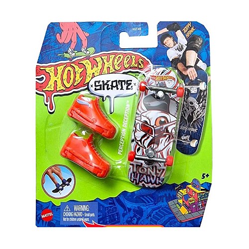 Set Hot Wheels Skate - Perception Deception Tony Hawk Fingerboard Set (hng41)
