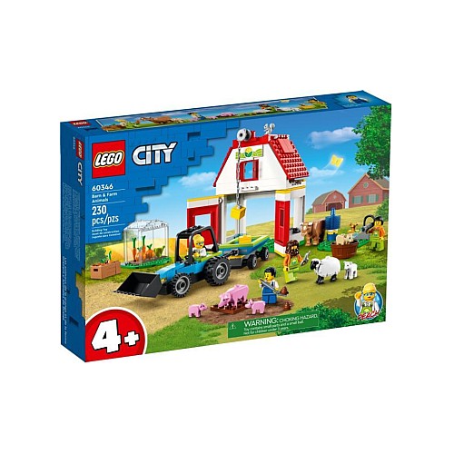 Set Lego City Barn & Farm Animals (60346)