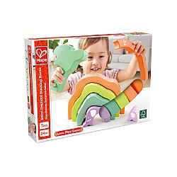 Hape - Safari Elephant Stacking Blocks (87-0489)
