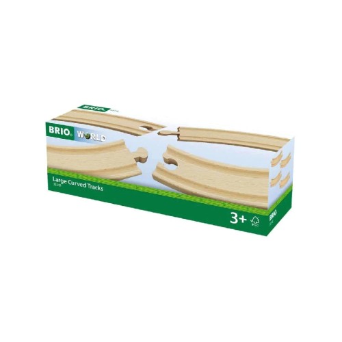 Brio - Large Curved Tracks (33342)