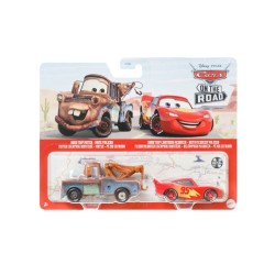 Set Disney Pixar Cars On The Road - Road Trip Mater Lightning Mcqueen (hlh57)