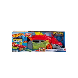 Set Hot Wheels City Dragon Launch Transporter (gtk42)