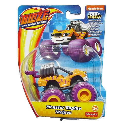 Nickelodeon Blaze & Monster Machines Die-cast Monster Engine Stripes (gwx79)