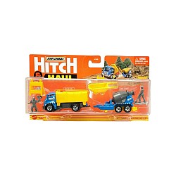 Vehicle Matchbox Hitch Haul Mbx Construction Zone Tilt N Tip Mbx Cement Trailer (hfh84)