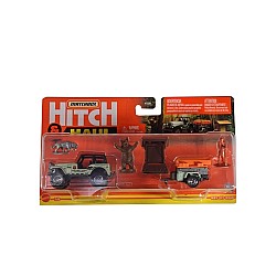 Vehicle Matchbox Hitch Haul Mbx Off-road Jeep 4x4 Trailer Trawler (hfh86)