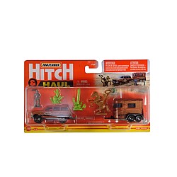 Vehicle Matchbox Hitch Haul Mbx Rodeo 1988 Jeep Wagoneer Mbx Pony Trailer (hfh85)