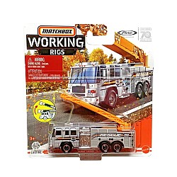 Vehicle Matchbox Real Working Rigs Pierce Quantum Aerial Ladder Truck (hlm97)