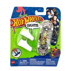 Set Hot Wheels Skate Fingerboard And Shoes Tony Hawk - Grip Grind (hng39)